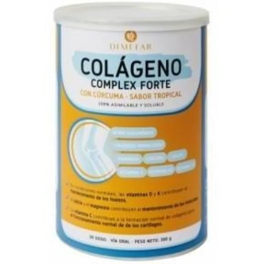 Colágeno Forte Sabor Tropical 300g - Dimefar