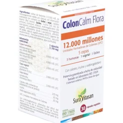 Colon - Calm Flora 30 Cápsulas - Sura Vitasan