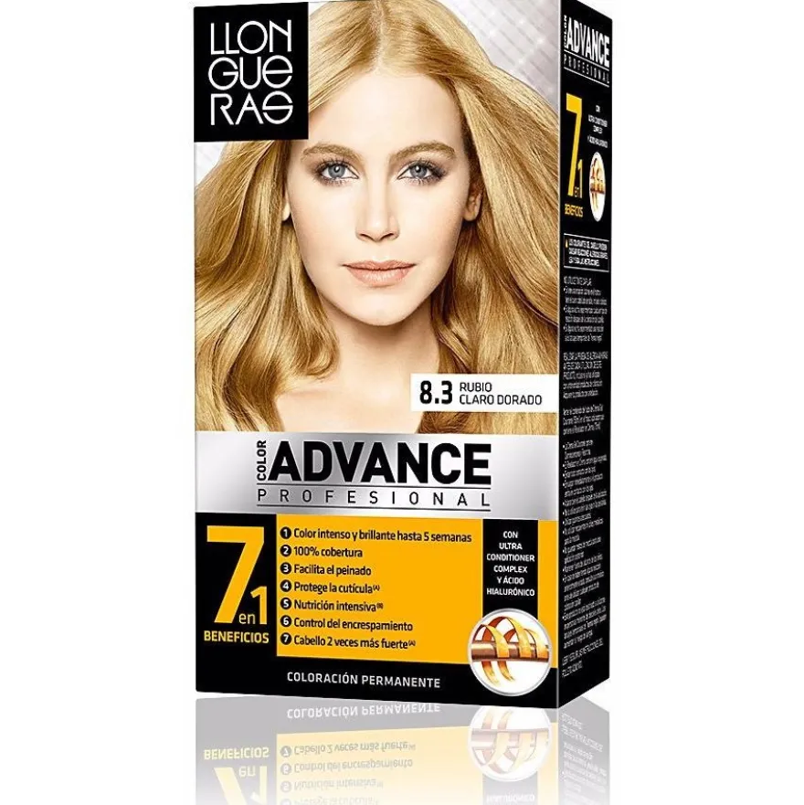 Color Advance 8,3 - Rubio Claro Dorado 1 u - Llongueras