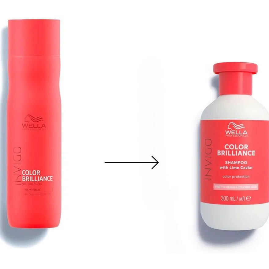Color Brilliance Shampoo Fine To Medium Colored Hair 300 ml - Invigo