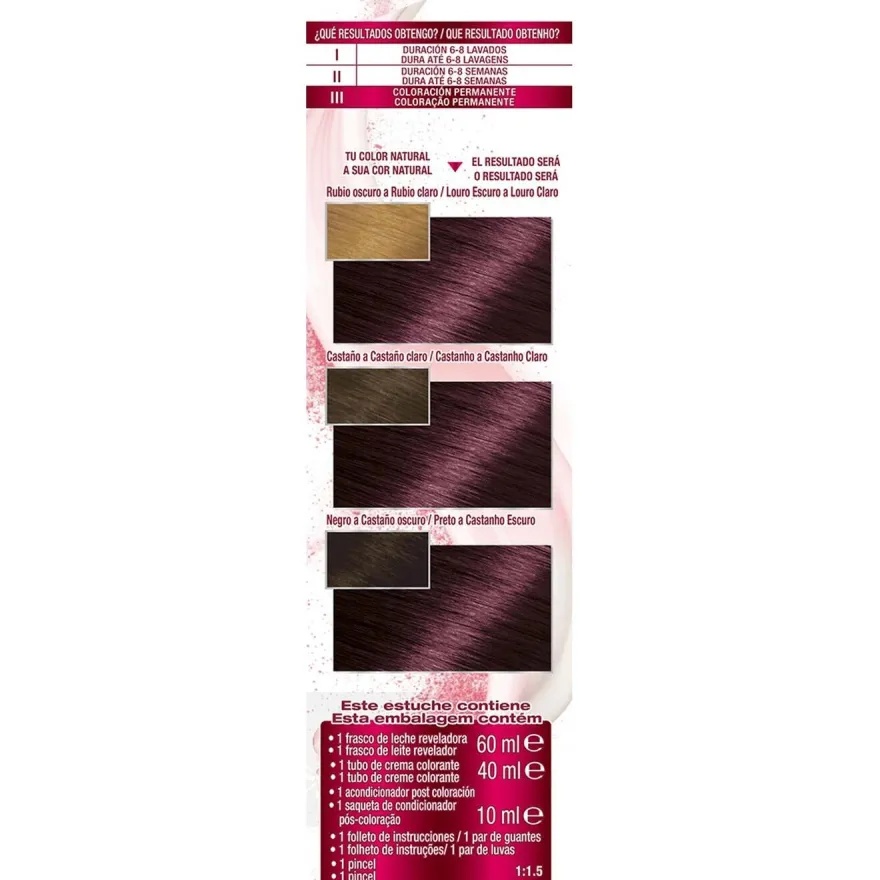 Color Sensation N°3.16 Violin Intenso 4uds - Garnier