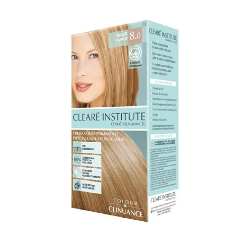 Colour Clinuance Color 8.0 Rubio Claro, 170 ml. - Phergal