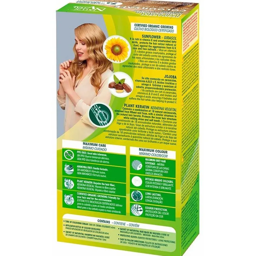Coloursafe Tinte Permanente 7.3 Rubio Dorado 150ml - Naturvital