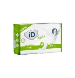 Compresa Incontinencia Orina Ligera - Id Light Fresh & Free Normal (12 Unidades)