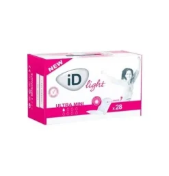 Compresa Incontinencia Orina Ligera - Id Light Fresh & Free (28 Unidades Talla Ultra Mini)
