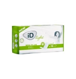 Compresa Incontinencia Orina Ligera - Id Light Fresh & Free Mini Plus (16 Unidades)