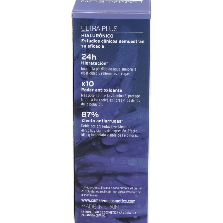 Concentrado Hialurónico Ultra Pure 15ml - Camaleon Cosmetics