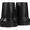 Contera Negra para Bastón Inglés 18 Mm, 2 Uds - Corysan