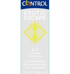 Control Exótic Escape - 2 In 1 Massaje & Pleasure, 200 Ml. - Artsana Spain