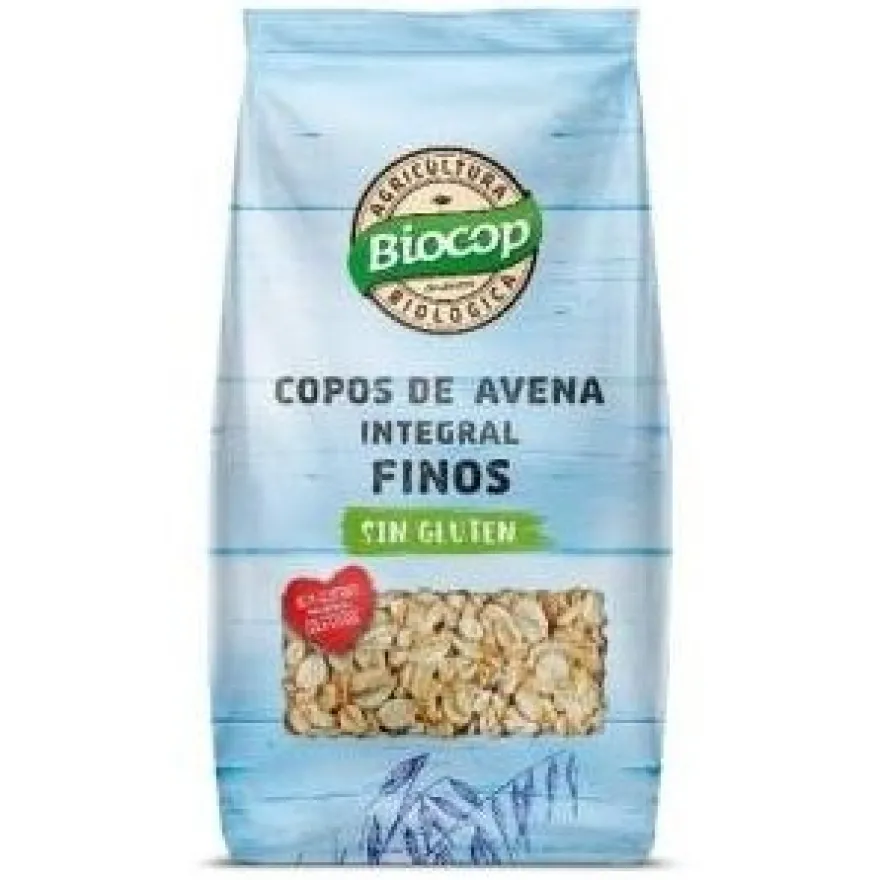Copos De Avena Finos Integrales 500Gr Bio Sg