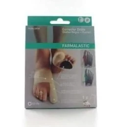 Corrector Doble Juanetes y Plantar - Farmalastic Feet (pie Dcho T - Med) - Cinfa S a