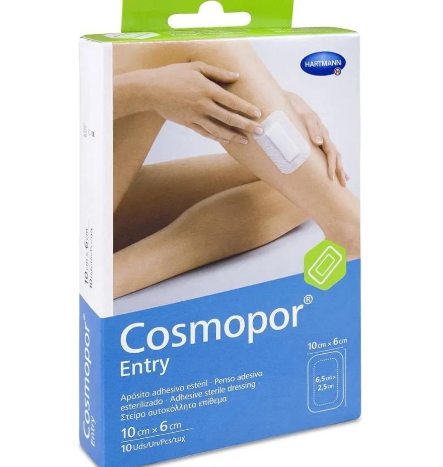 Cosmopor Entry - Aposito Esteril (10 Unidades 10 Cm X 6 Cm)