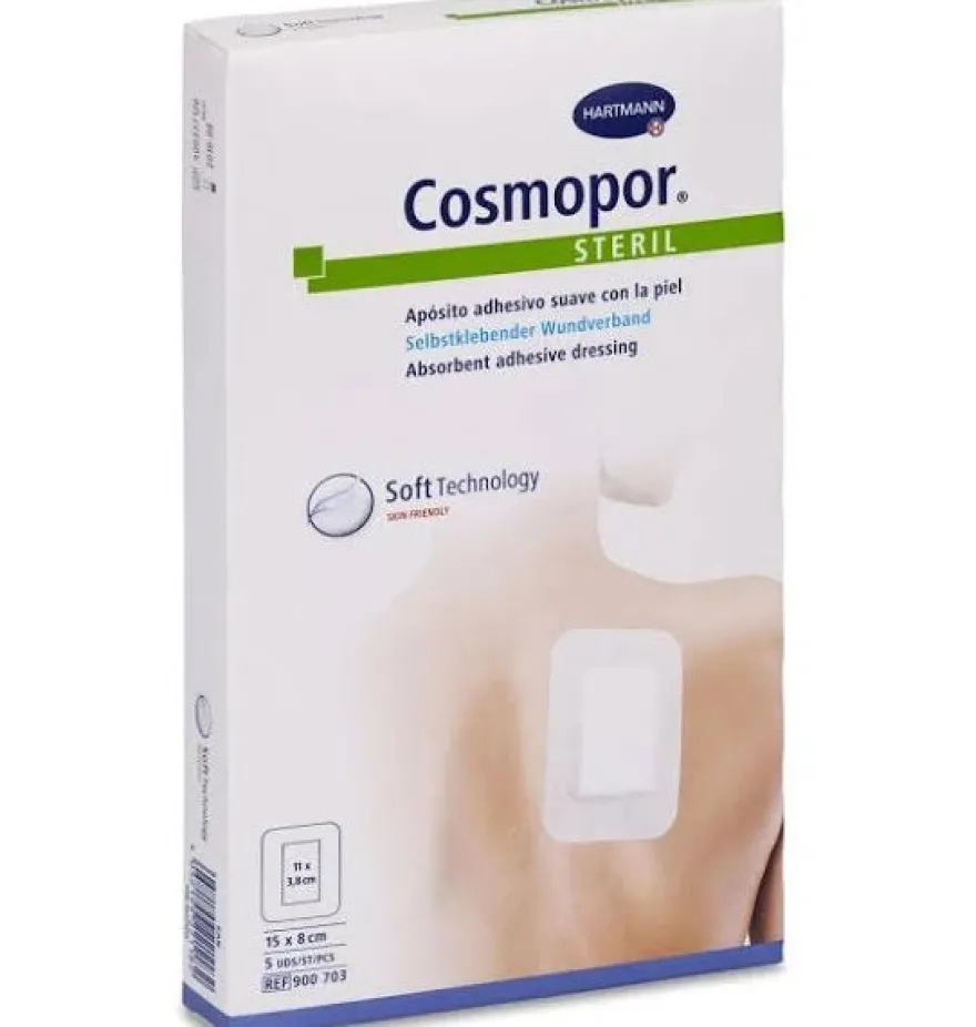 Cosmopor Steril - Aposito Esteril (5 Unidades 15 Cm X 8 Cm)
