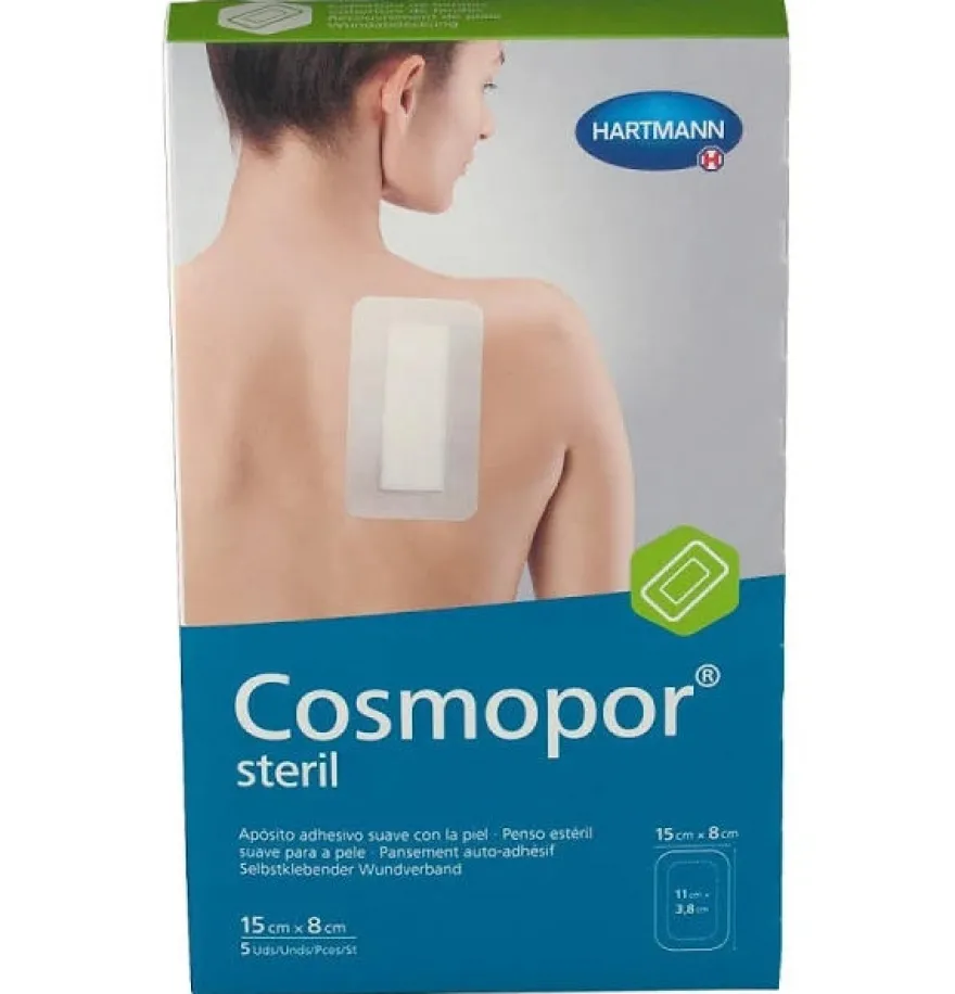 Cosmopor Steril - Aposito Esteril (5 Unidades 15 Cm X 8 Cm)