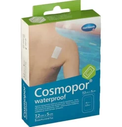 Cosmopor Waterproof - Aposito Adhesivo (5 Unidades 7,2 Cm X 5 Cm)