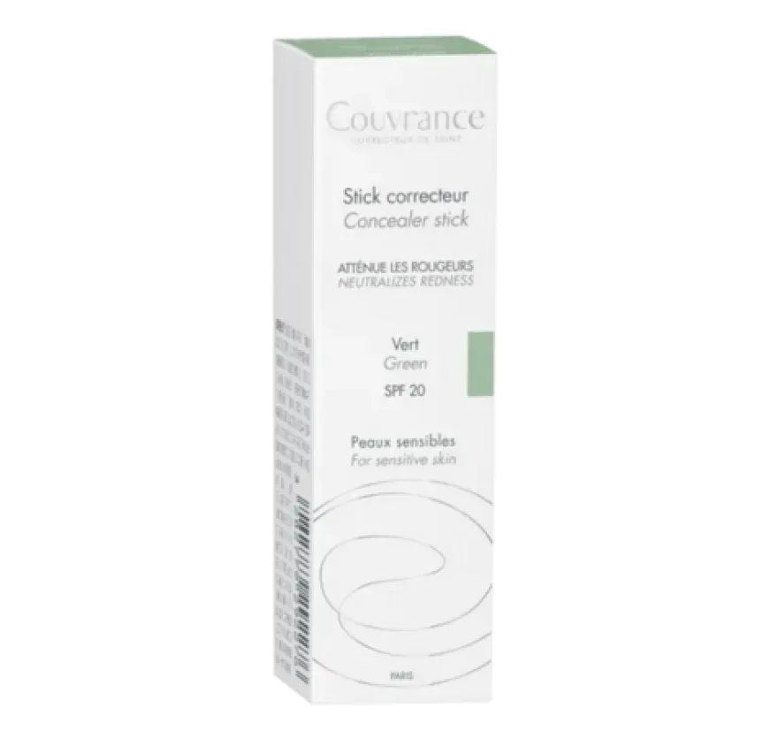 Couvrance Stick Corrector Color Verde, 3.5 gr. - Avene