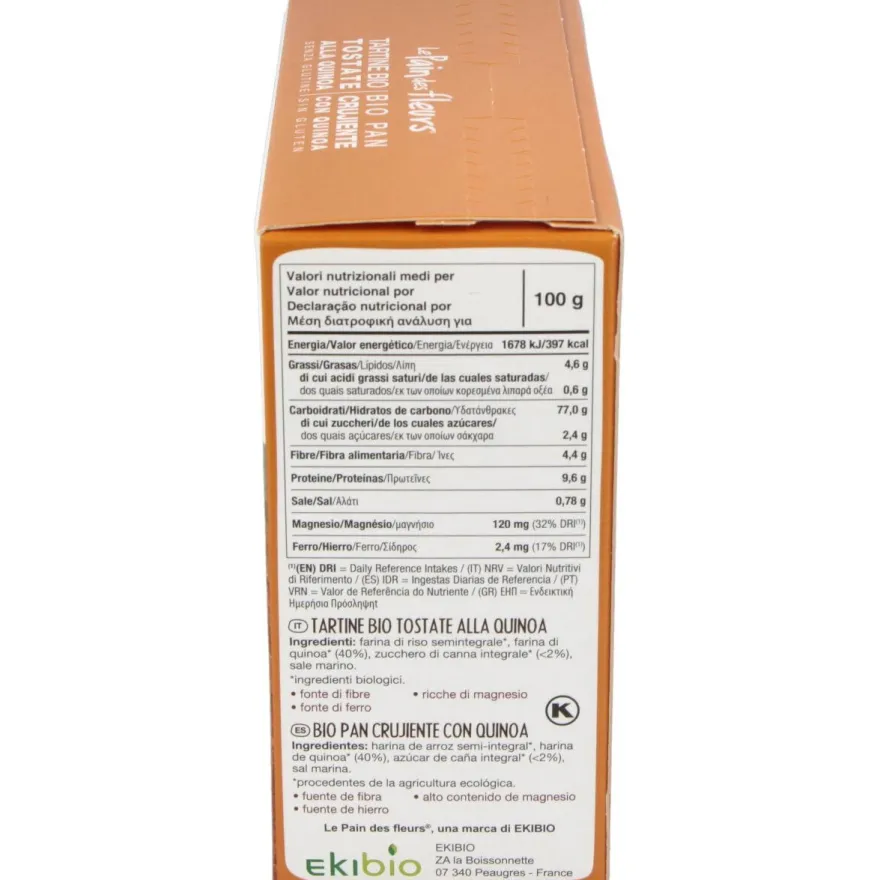 Cracker Quinoa 150gr.bio Sg Vegan - Le Pain Des Fleurs