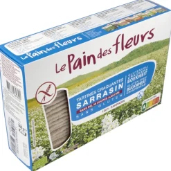 Cracker Trigo Sarraceno 300gr. Bio Sg S/sal Vegan - Le Pain Des Fleurs