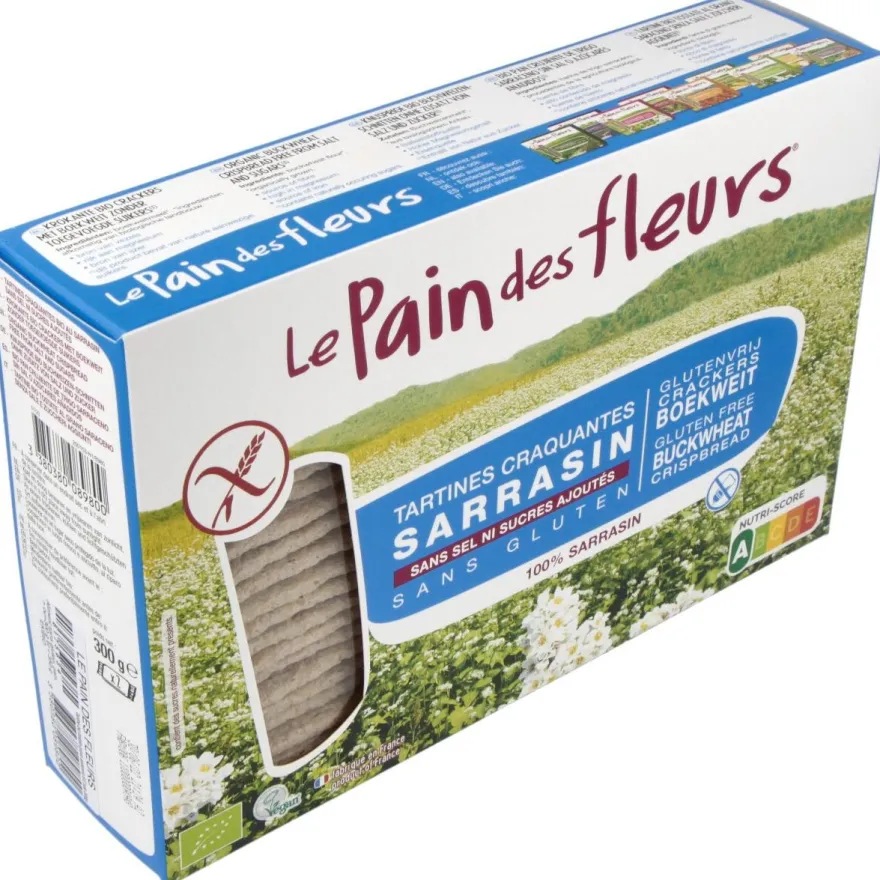 Cracker Trigo Sarraceno 300gr. Bio Sg S/sal Vegan - Le Pain Des Fleurs