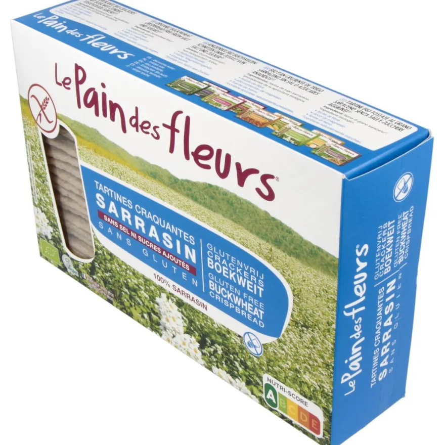 Cracker Trigo Sarraceno 300gr. Bio Sg S/sal Vegan - Le Pain Des Fleurs