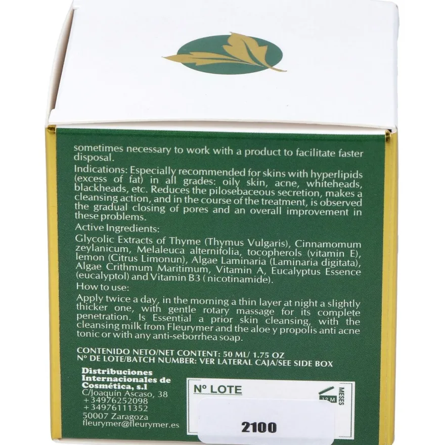 Crema Acne - Seborrea 50ml - Fleurymer