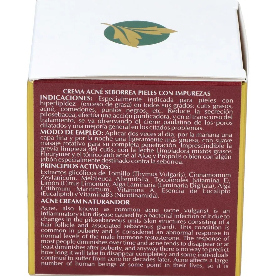 Crema Acne - Seborrea 50ml - Fleurymer