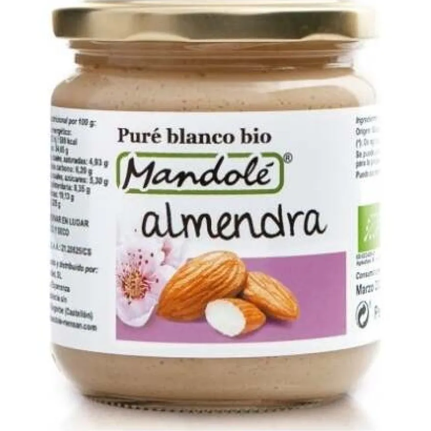 Crema Almendras Blanca Bio 325g - Mandole