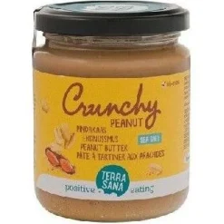 Crema de Cacahuete Crunchy con Sal Himalaya 250g - Terrasana