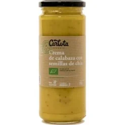 Crema de Calabaza con Chia 450gr. Eco Sg Vegan - Carlota Organic