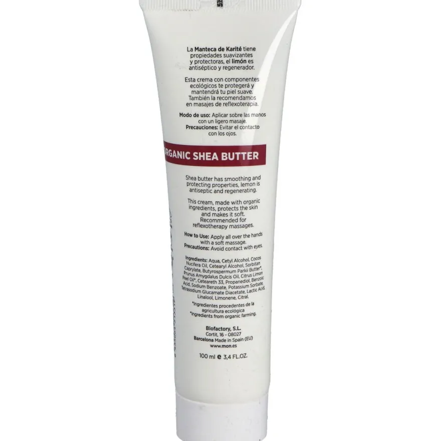 Crema de Manos y Pies Karite 100ml - Mon Deconatur
