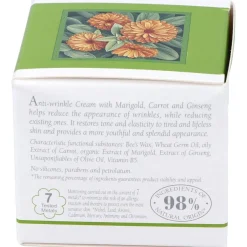 Crema Facial Antiarrugas Calendula Zanahoria 30M