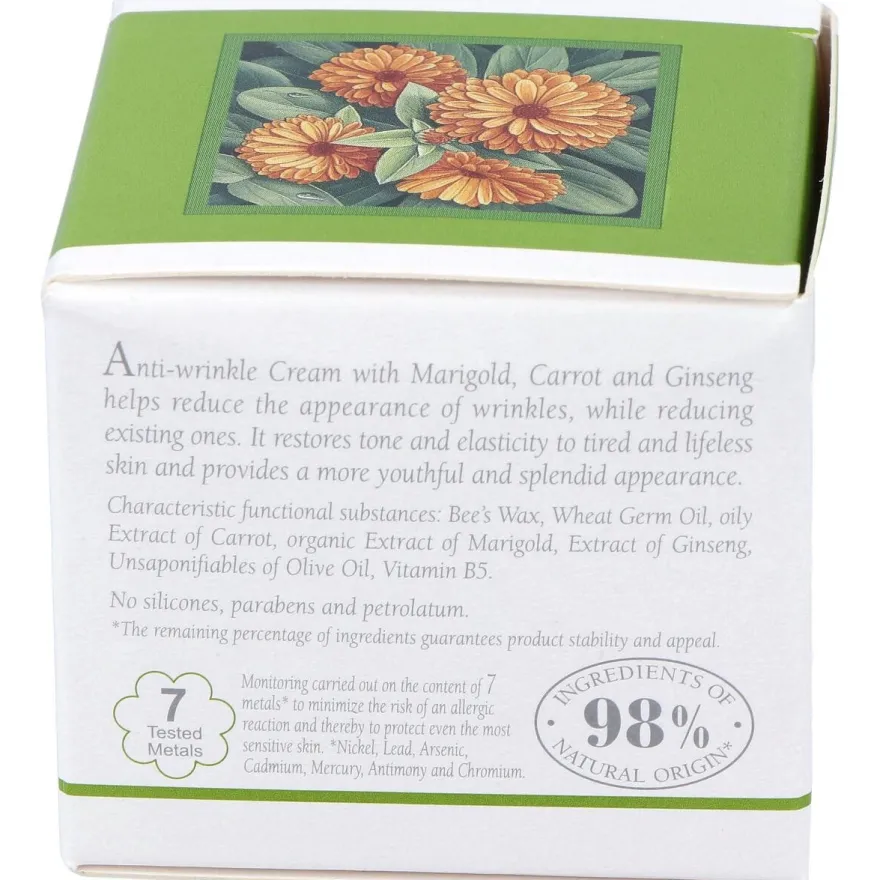 Crema Facial Antiarrugas Calendula Zanahoria 30M