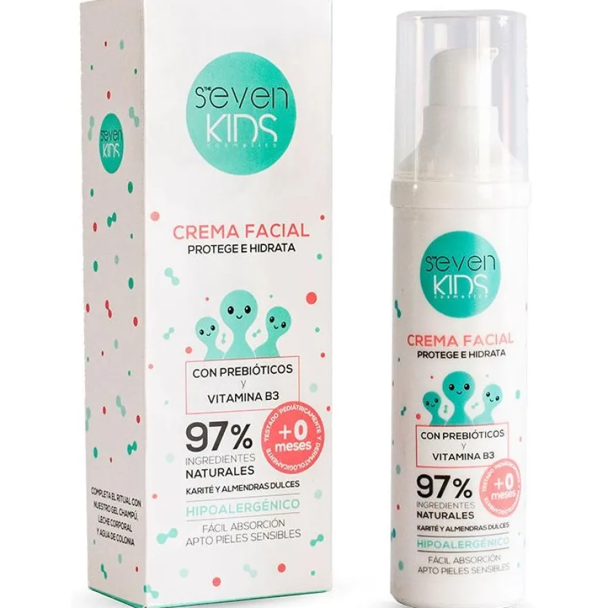 Crema Facial con Prebióticos y Vitamina B3 50ml - Seven Kids