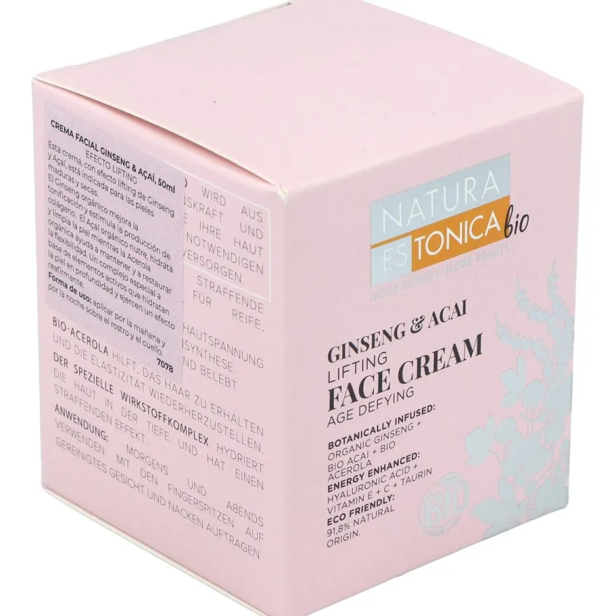 Crema Facial Ginseng - Acai 50ml. Bio - Natura Estonica