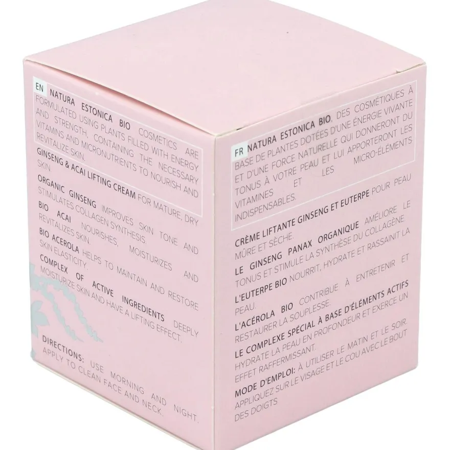 Crema Facial Ginseng - Acai 50ml. Bio - Natura Estonica
