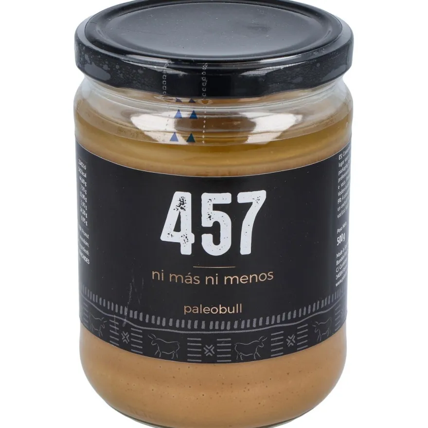Crema 100% Natural Cacahuete 500g - Paleobull
