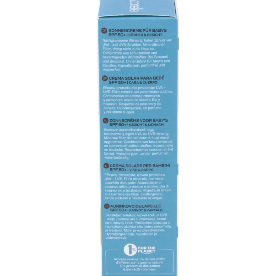 Crema Solar Bebe spf50+ 50ml. Bio 2 - Acorelle