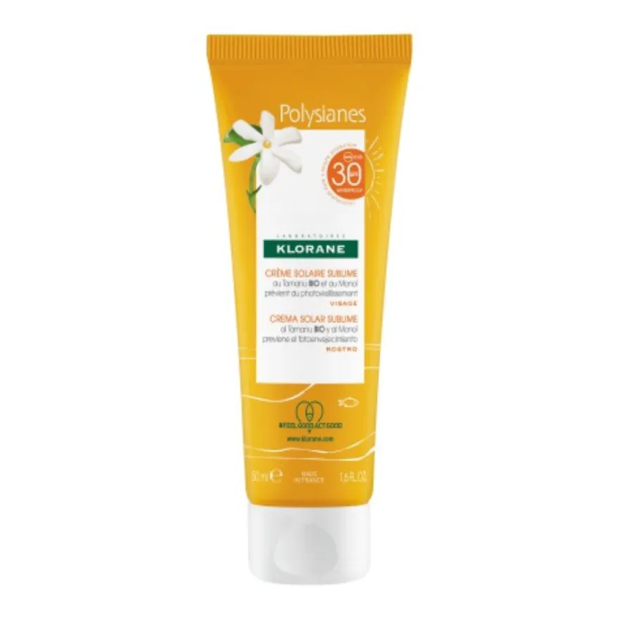 Crema Solar Sublime SPF 30, 50 ml. - Klorane