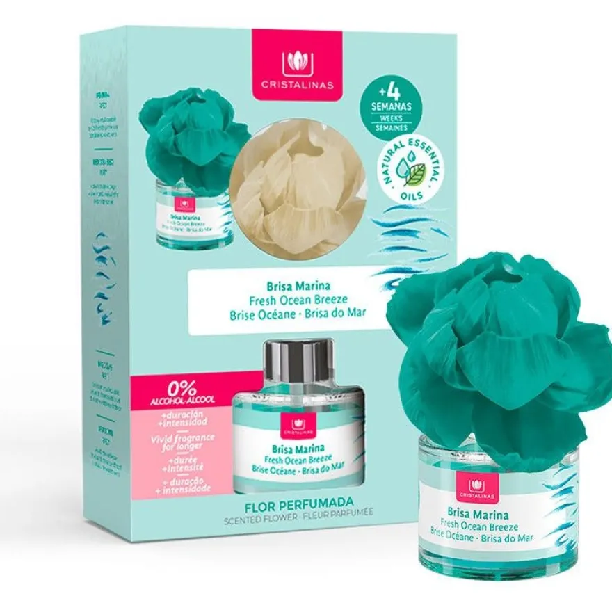 Cristalinas Flor Perfumada Ambientador Brisa Marina 40Ml