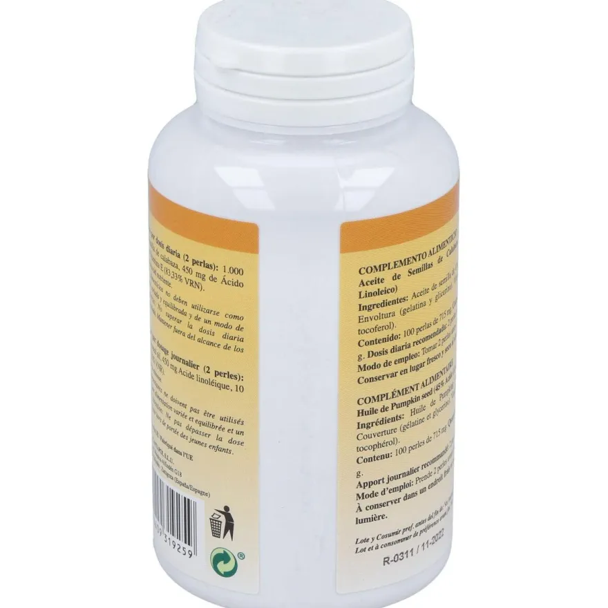 Cucurpol Aceite Calabaza 100 Perlas - Plantapol