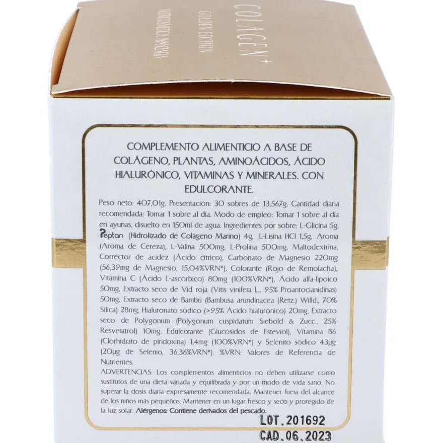 Cumedie Colagen Plus Golden Edition 30Sb 50G