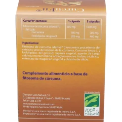 Curcufit 60 Cápsulas 100% Natural - Cien por Cien Natural
