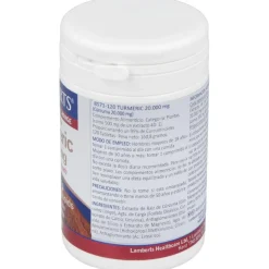 Curcuma 20.000mg. (95% de Curcumina) 120comp - Lamberts