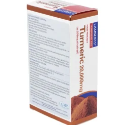 Curcuma 20.000mg. (95% de Curcumina) 60comp - Lamberts