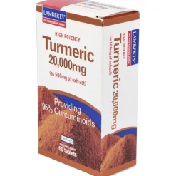 Curcuma 20.000mg. (95% de Curcumina) 60comp - Lamberts
