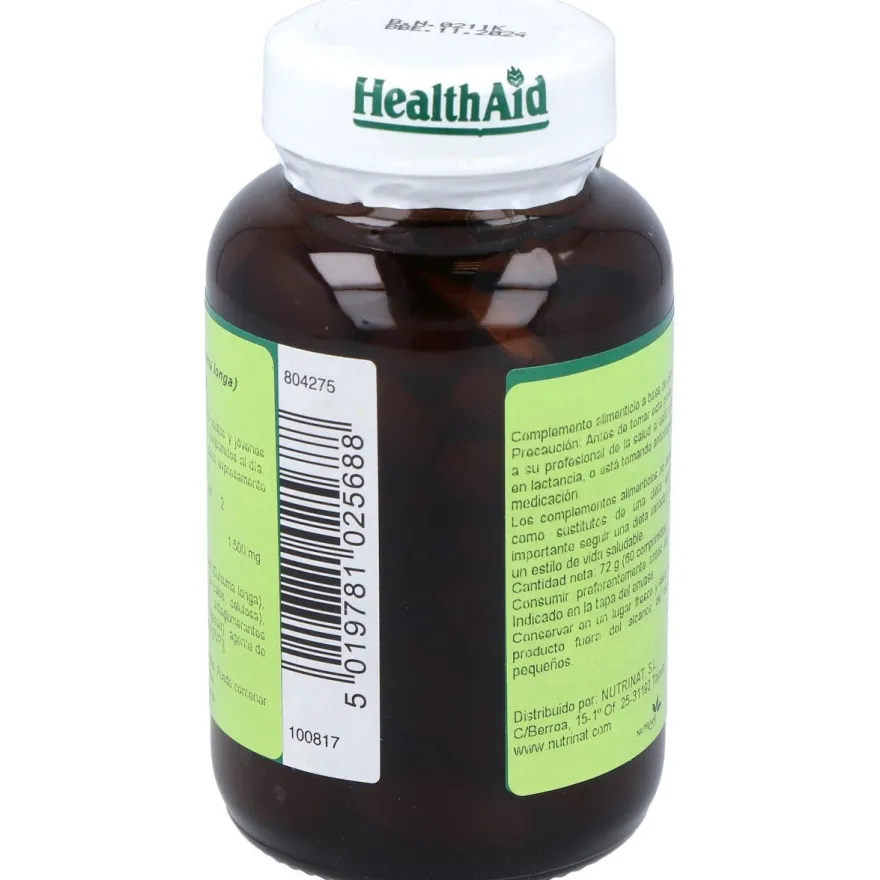 Curcuma Raiz (turmeric) 60comp - Health Aid