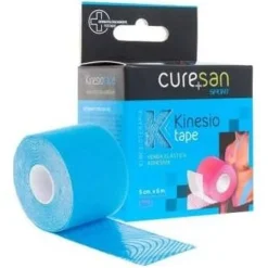 Curesan Curetape Vendaje Neuromuscular Azul 5Mx5Cm 1Ud