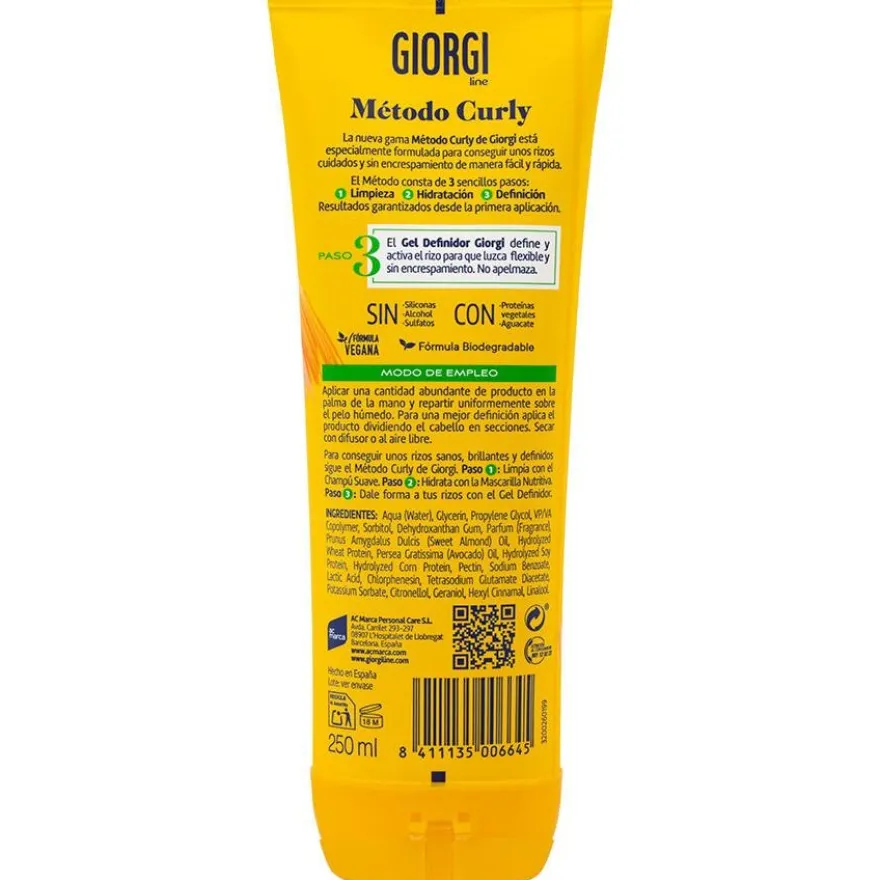 Curly Gel Definidor 250ml - Giorgi