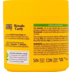Curly Mascarilla 350ml - Giorgi