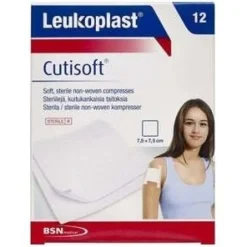 Cutisoft 7,5 cm X 7,5 Cm, 12 Uds - Leukoplast